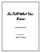 Go, Tell What You Know SATB choral sheet music cover